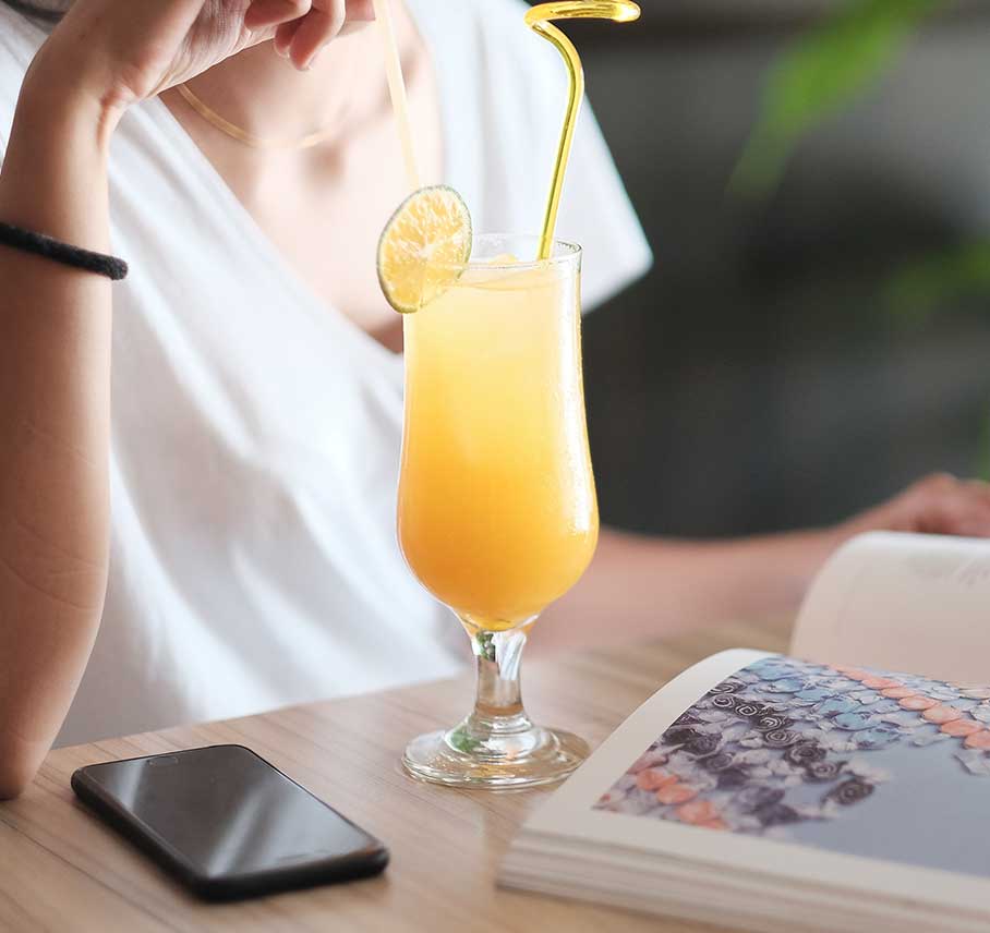 Orange Juice at Ivy Station