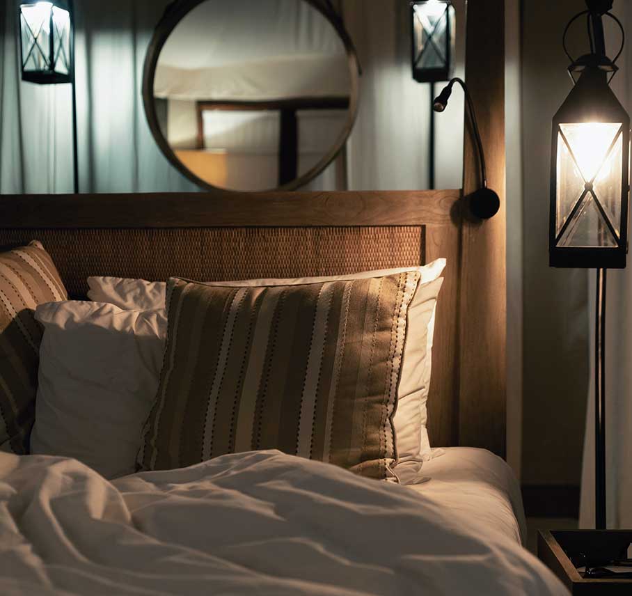 Bedroom interior at Upper Ivy