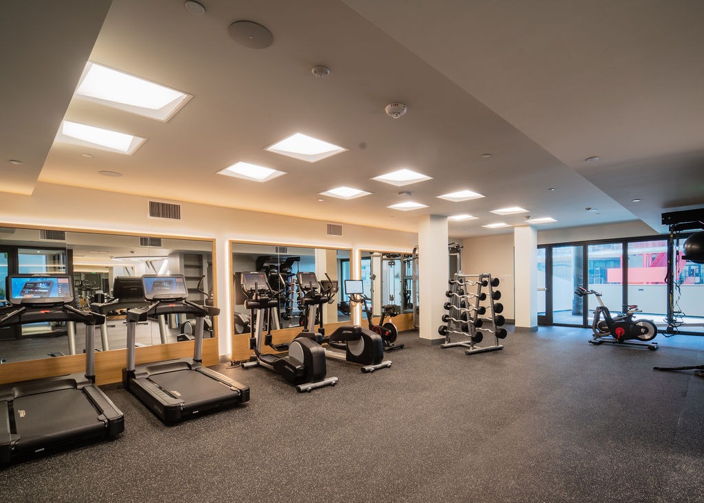 Upper Ivy Apartments in Culver City CA Fitness Center