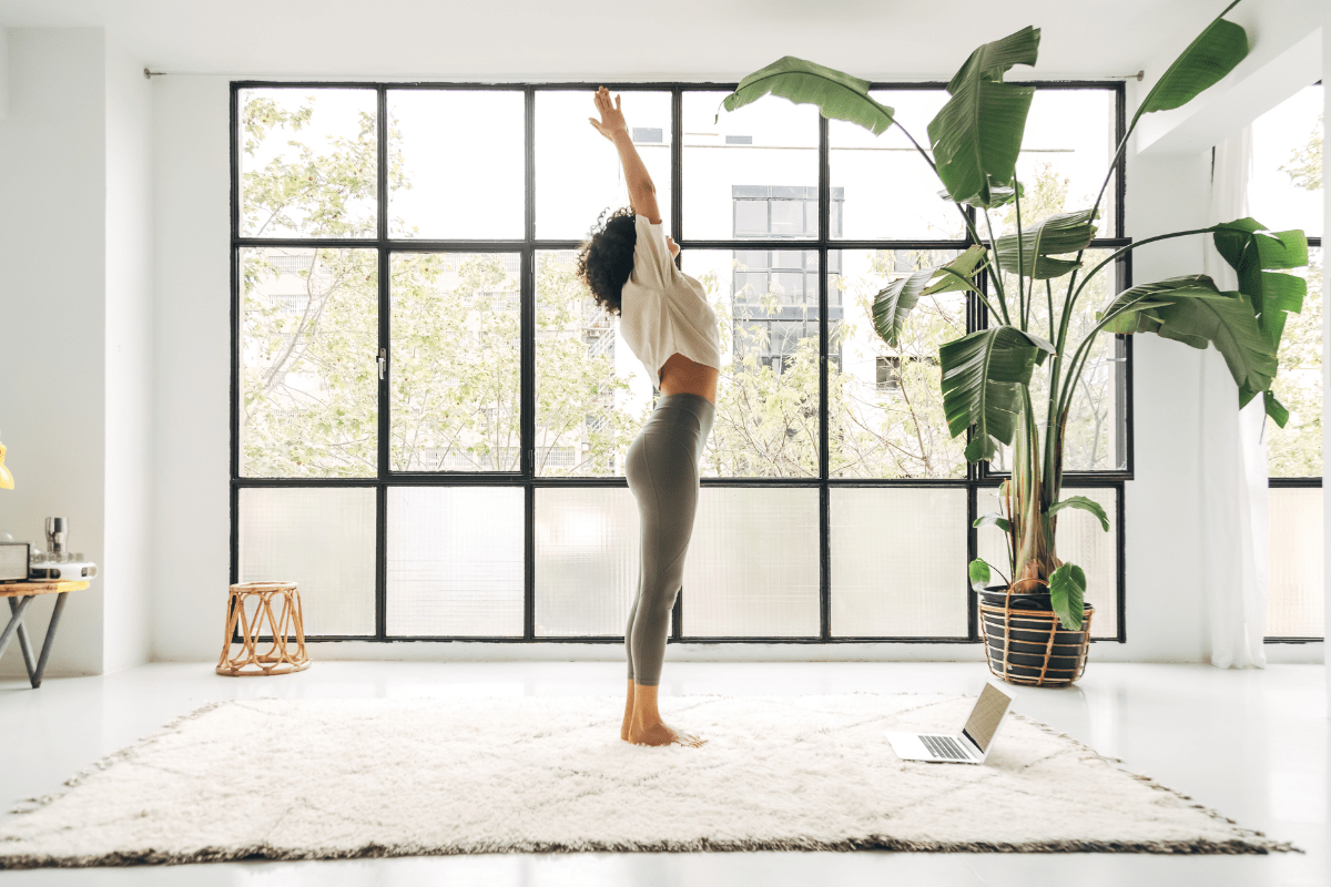 fall wellness guide - at home yoga