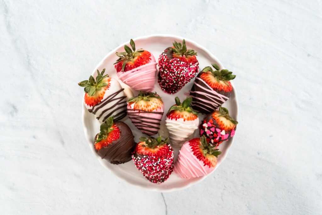 Chocolate dipped strawberries upper ivy apartments valentines day