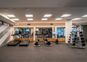 fitness center at upper ivy