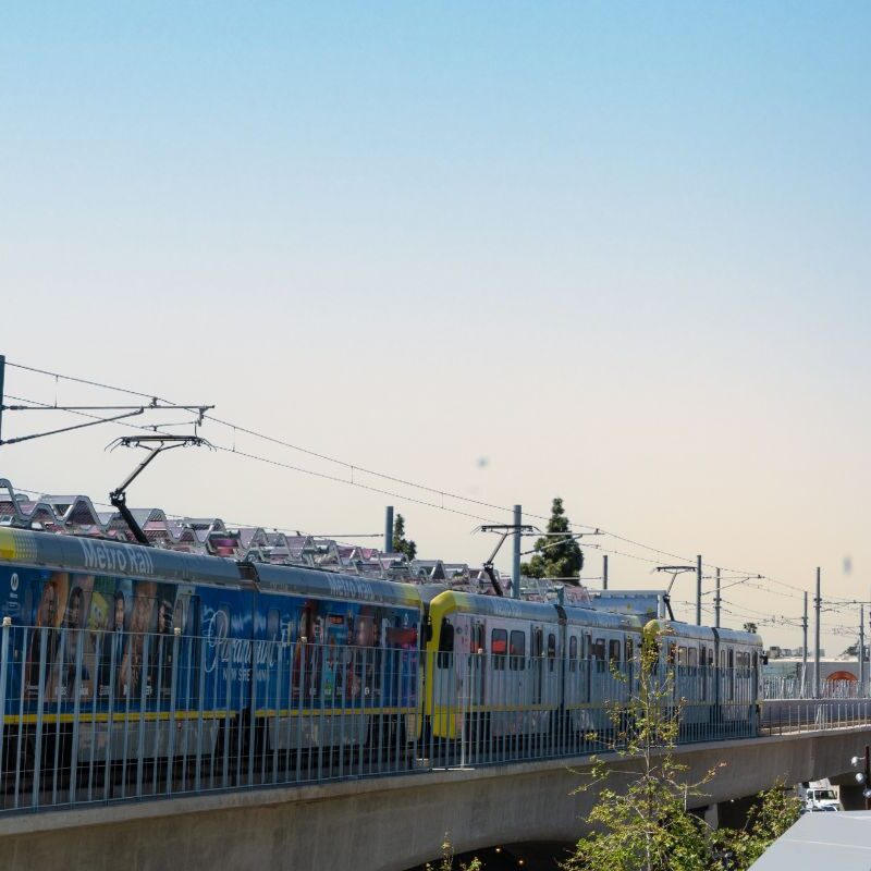 Metro E Line at Ivy Station Culver City